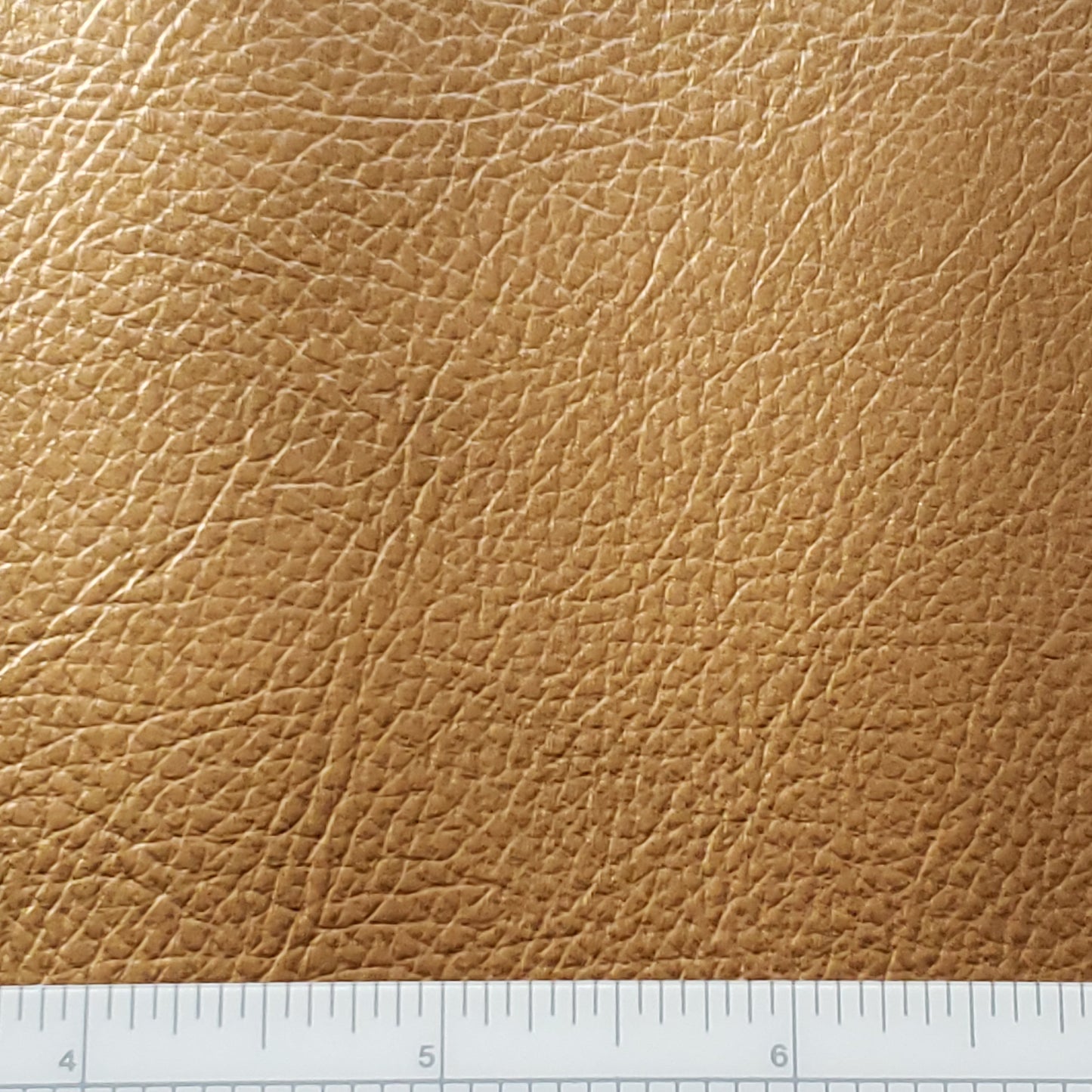 Aged Copper Gloss Microfiber Faux Leather