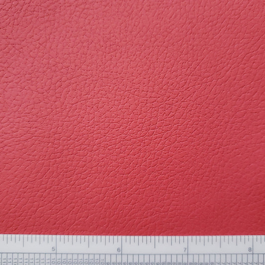 Strawberry Coral Faux Leather