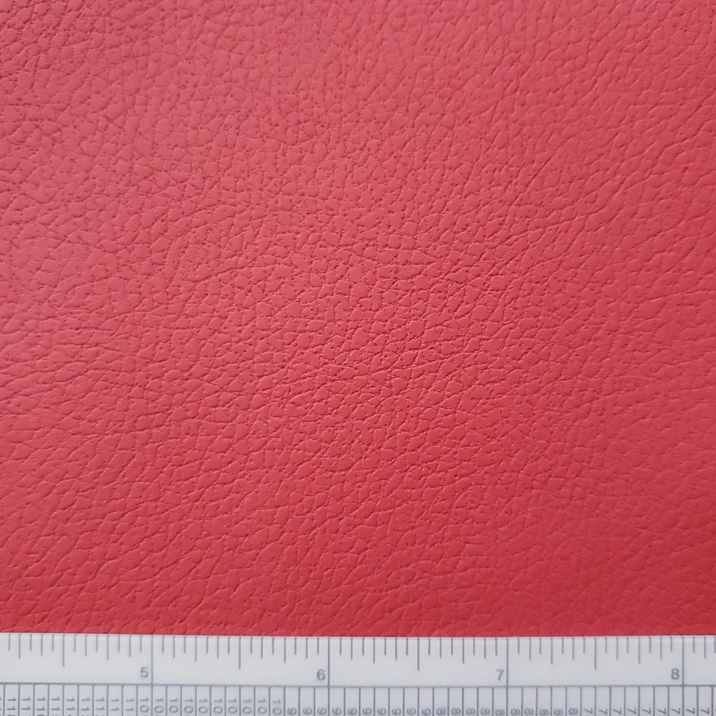 Strawberry Coral Faux Leather