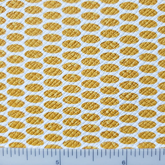 Sunflower Ovals Patterned Vinyl