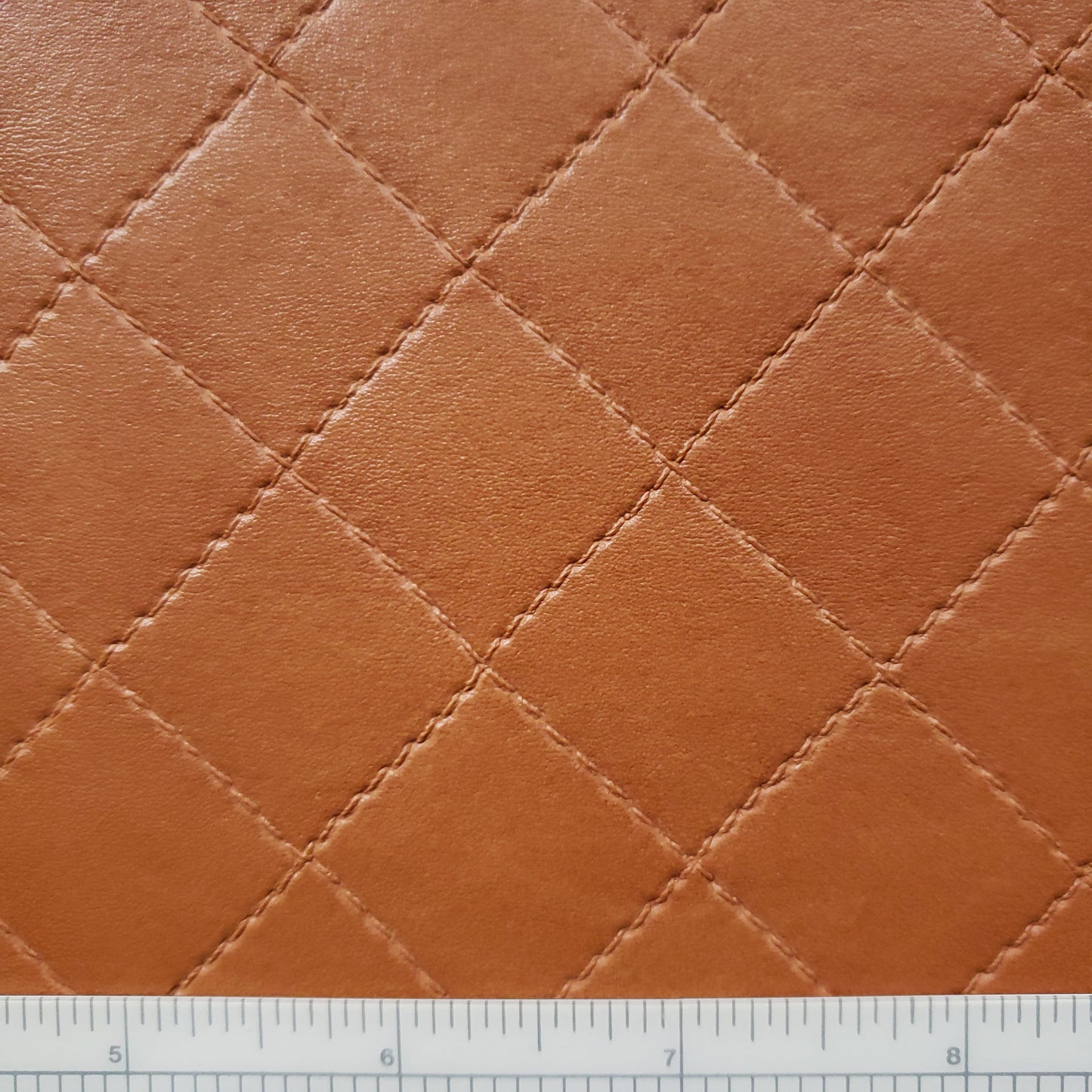 Saddle Quilt Faux Leather