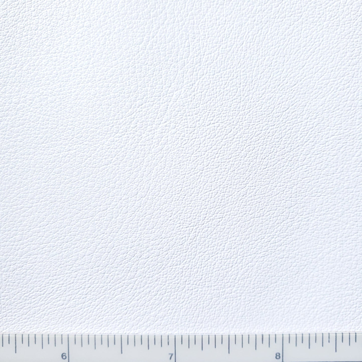 Optic White Faux Leather