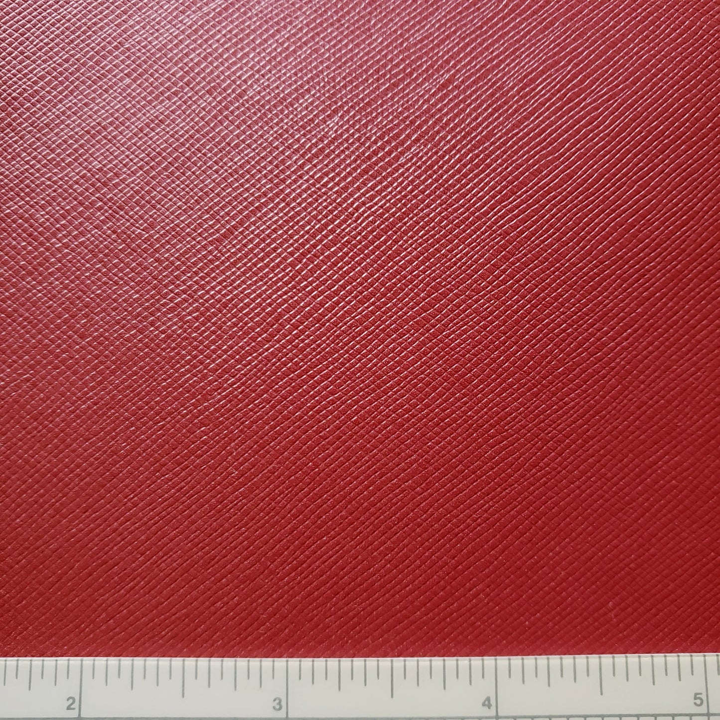 Cherry Drop Saffiano Style Faux Leather
