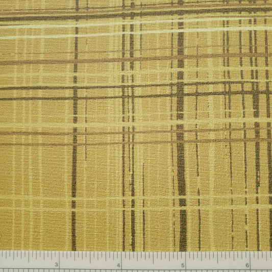 Tumeric Plaid Patterned Vinyl