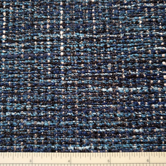 Blueberry Tweedy Fabric