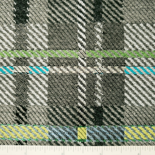 Retro Modern Razzle Plaid Fabric