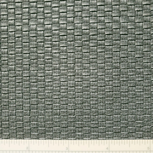 Basketry in Gray Faux Leather