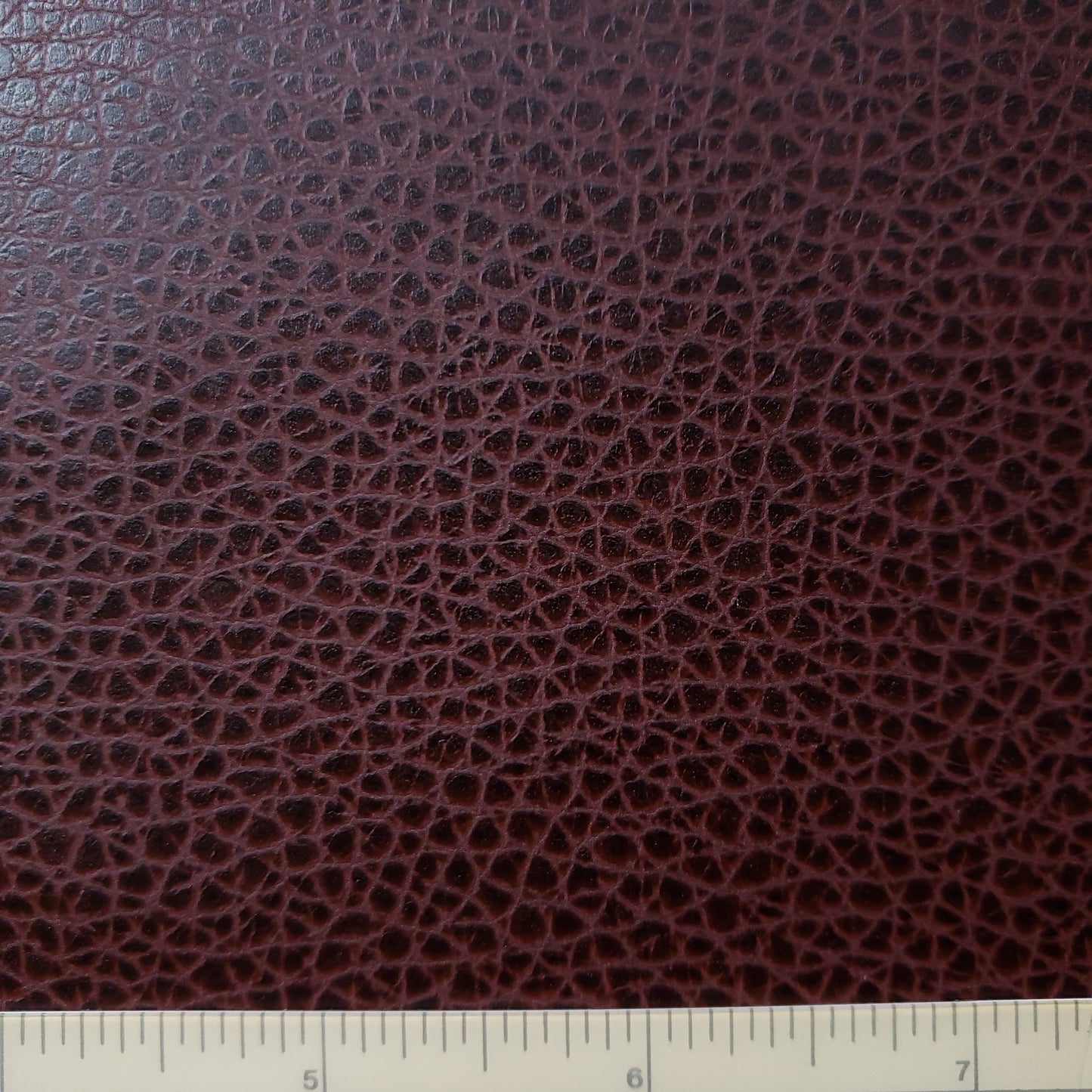 Burnt Umber Faux Leather