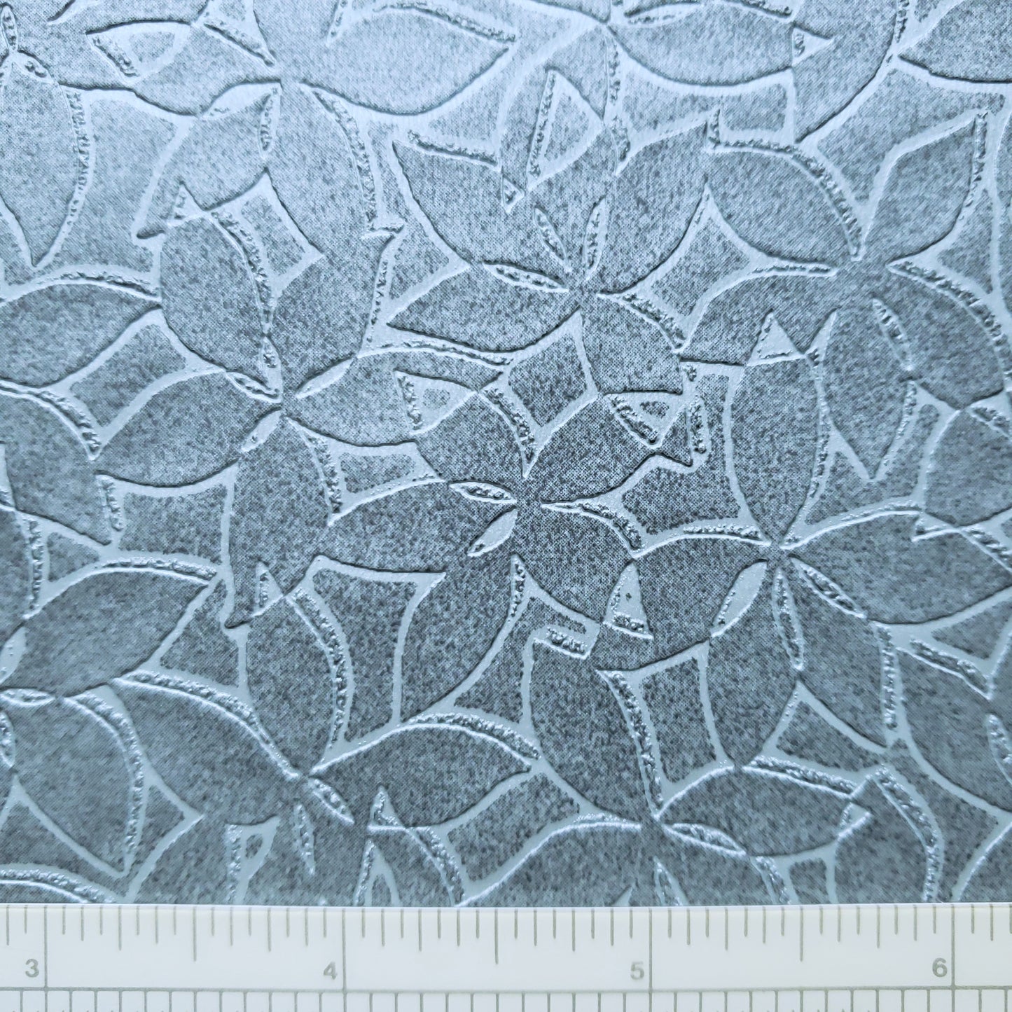 Seafoam Magnolias Etched Vinyl