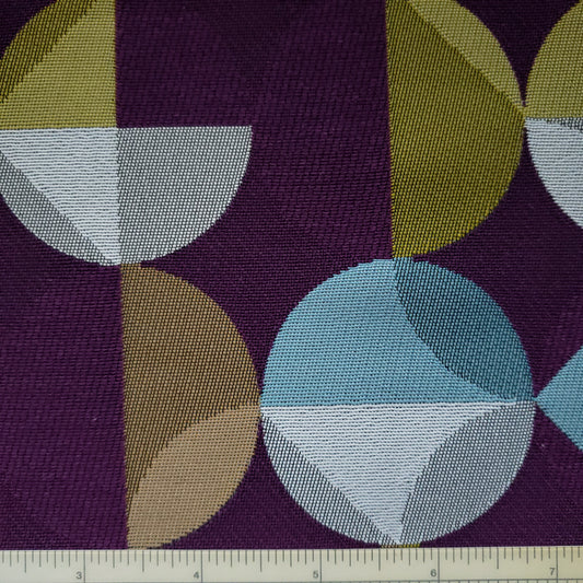 Compass Points on Amethyst Fabric