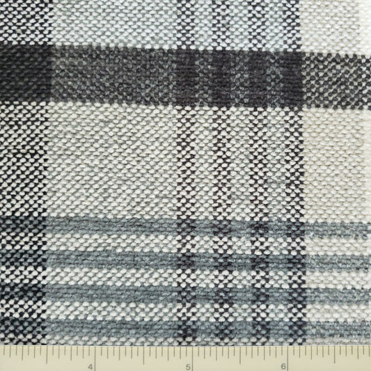 Gray Tartan Fabric