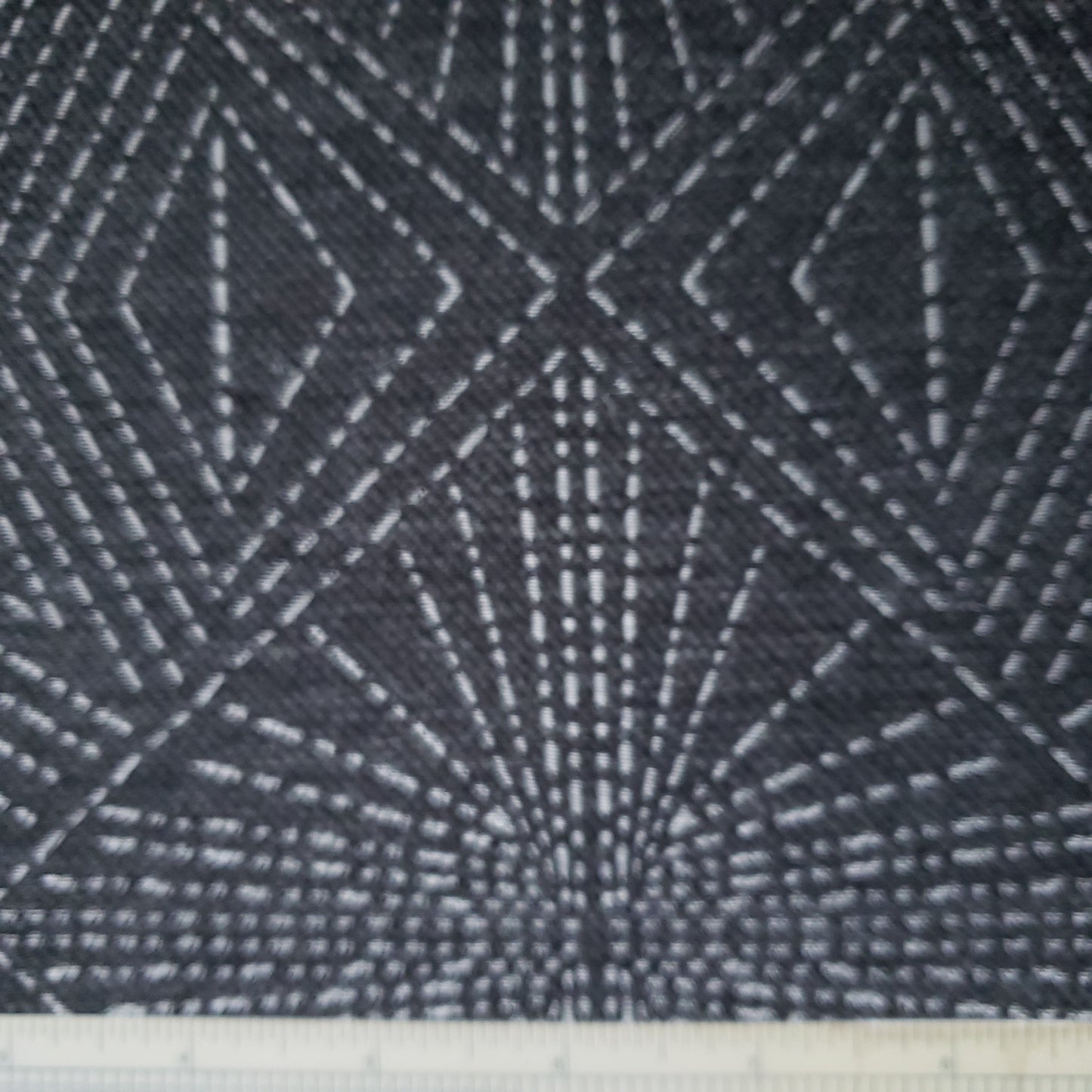 Charcoal Starburst Fabric