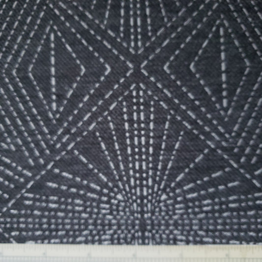 Charcoal Starburst Fabric