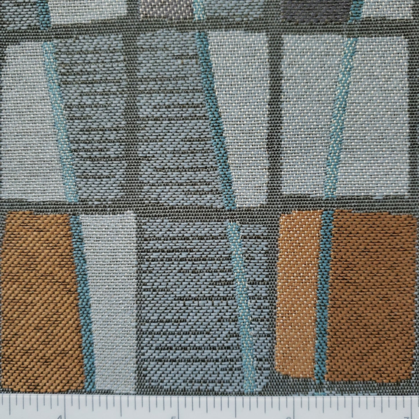 Tropical Tiles at Water's Edge Fabric