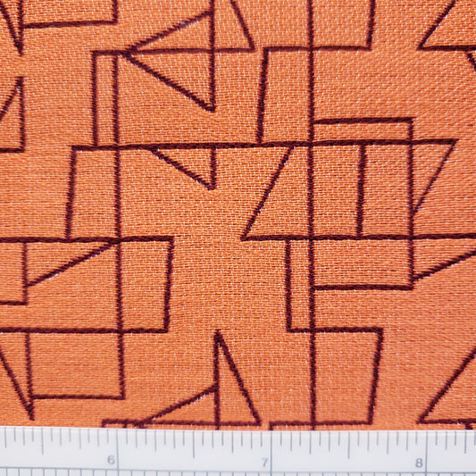 Hypotenuse in Tangerine Fabric
