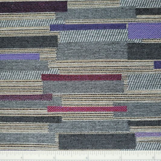 Plum Planks Fabric