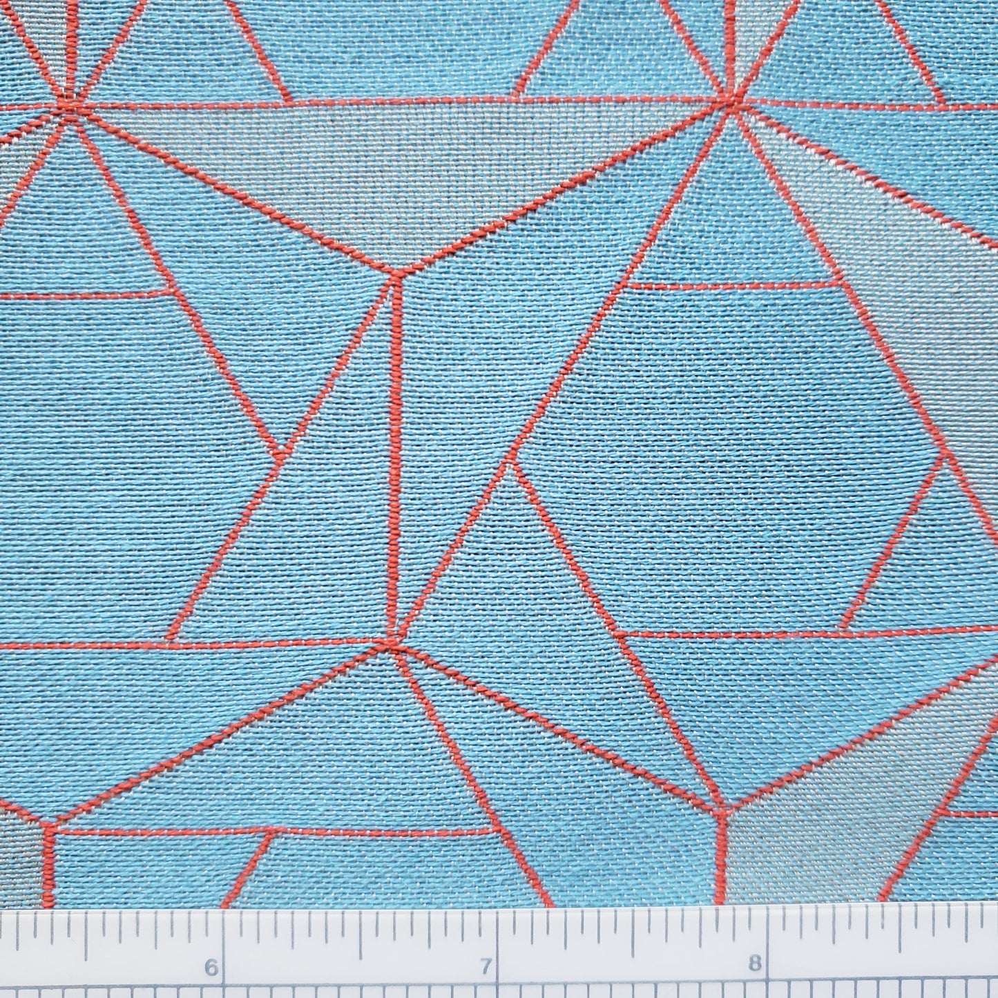 Origami Coral Fabric