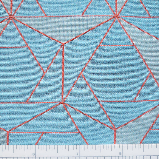 Origami Coral Fabric