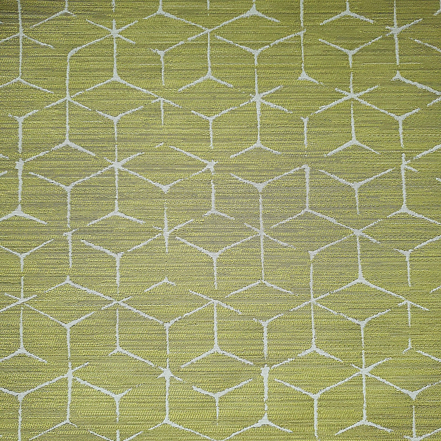 Vanishing Hexies Citron Fabric