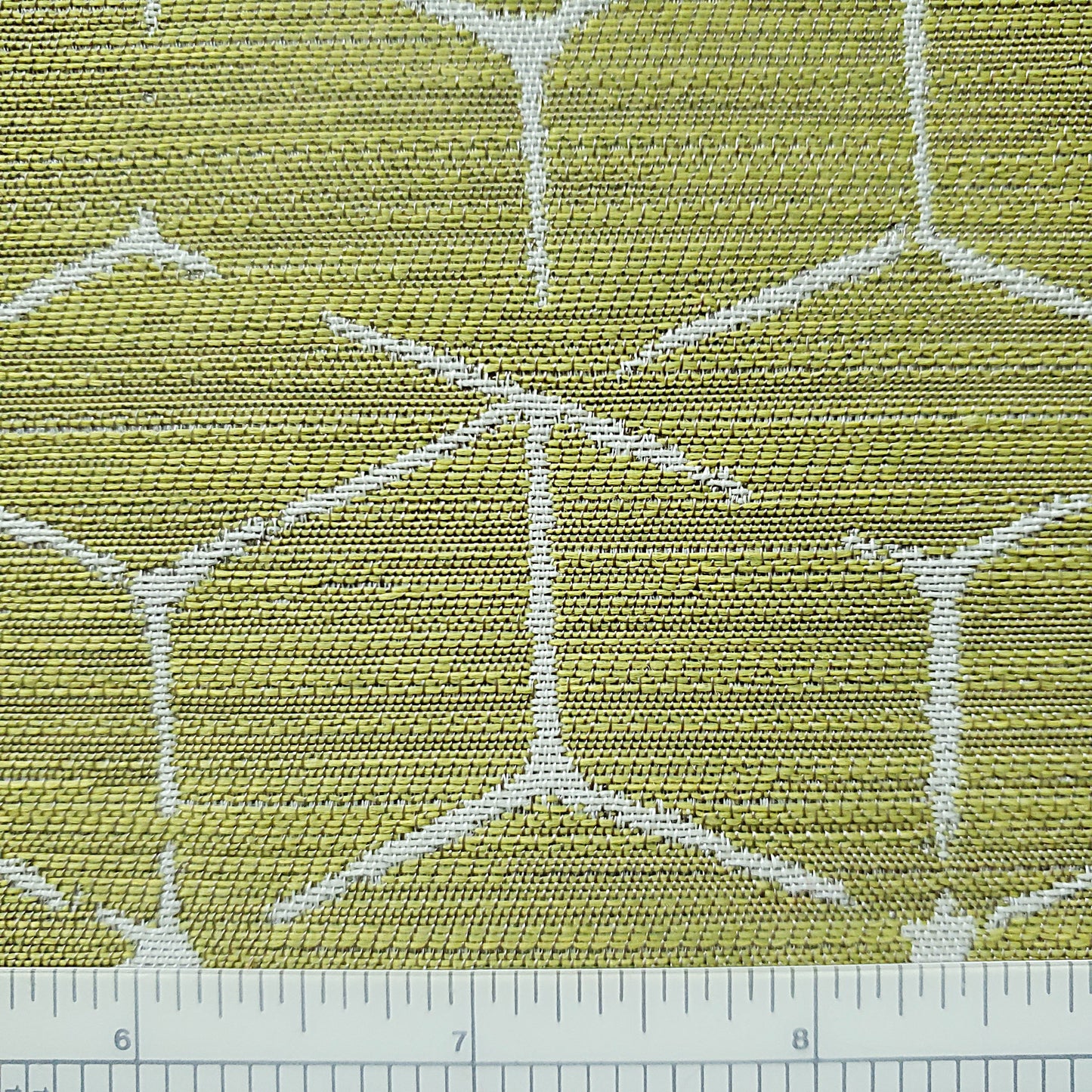 Vanishing Hexies Citron Fabric
