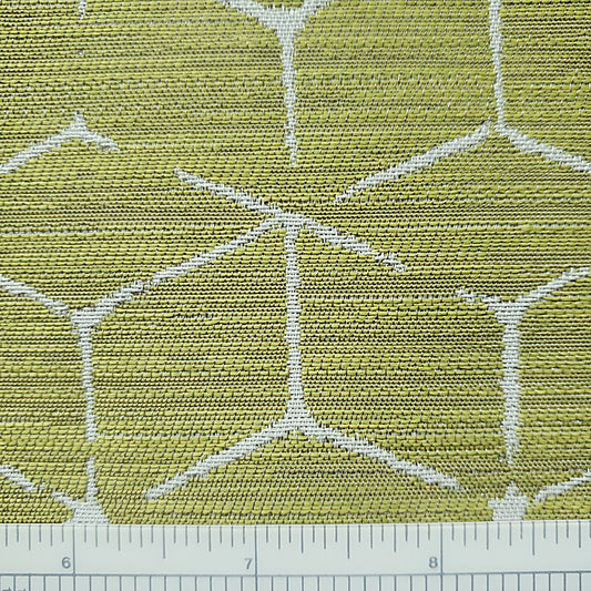 Vanishing Hexies Citron Fabric