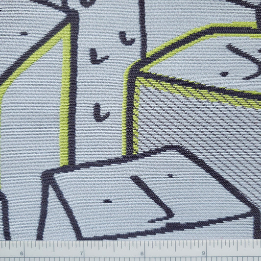 Heart of the City in Gray with Yellow Fabric