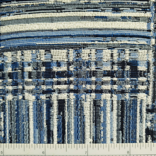 Patchwork Blues Fabric