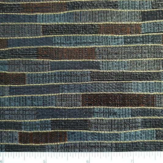Rusty Gray Stripes Fabric