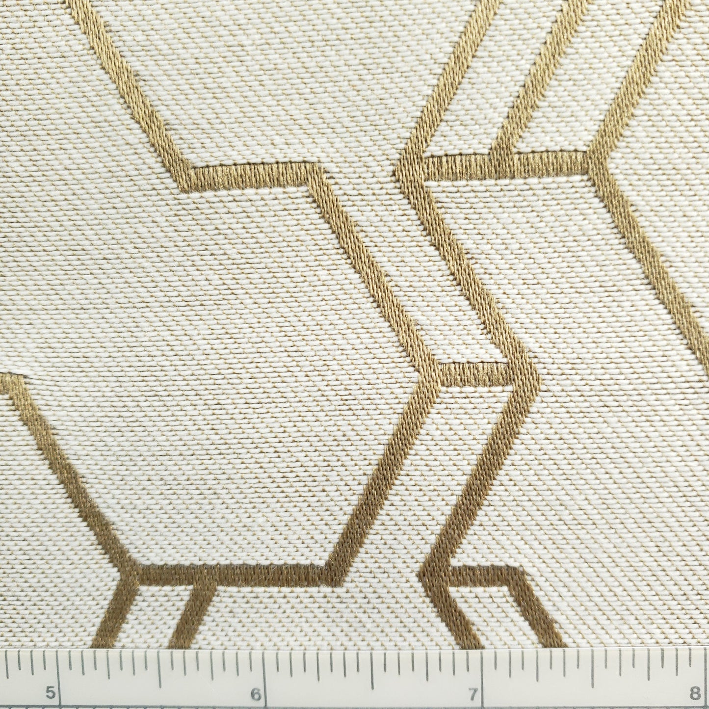 Hexies in Ivory Fabric