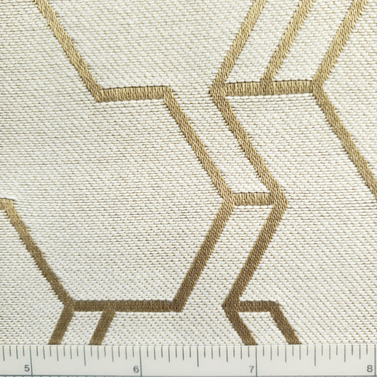 Hexies in Ivory Fabric