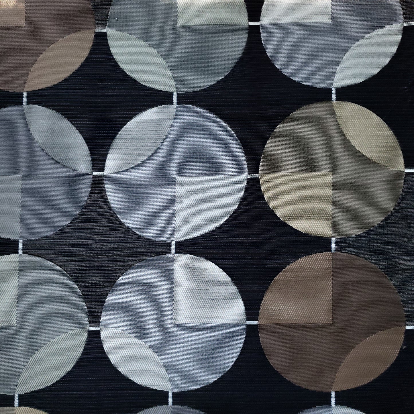 Compass Points on Onyx Fabric