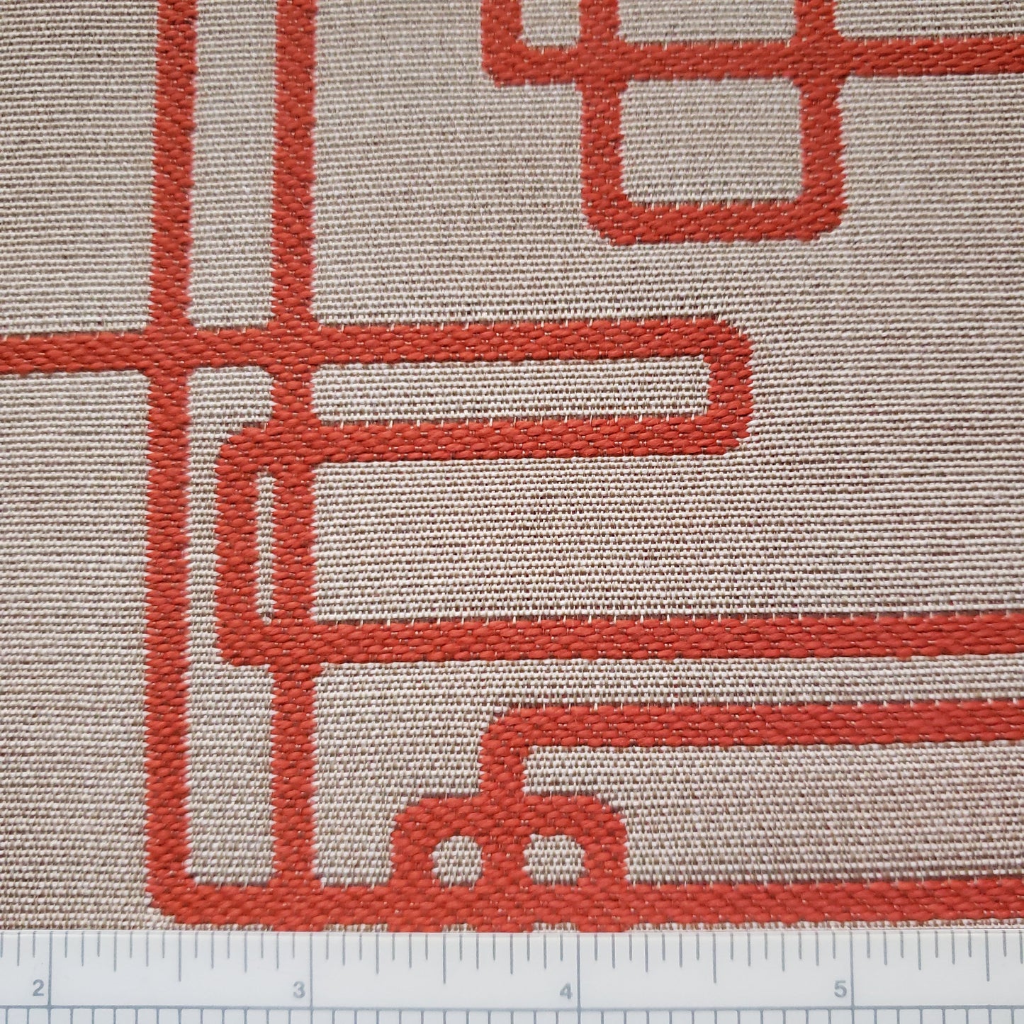 Turn Left Then RIght in Orange Fabric