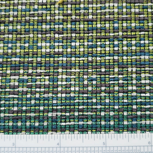 Gradient Weave in Green Fabric