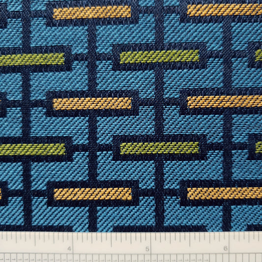 Corporate Org Chart in Blue Fabric