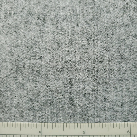Gull Gray Heathered Wool Fabric