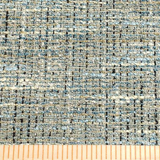 Icy Rain Tweedy Fabric