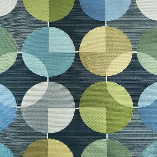 Compass Points on Indigo Fabric