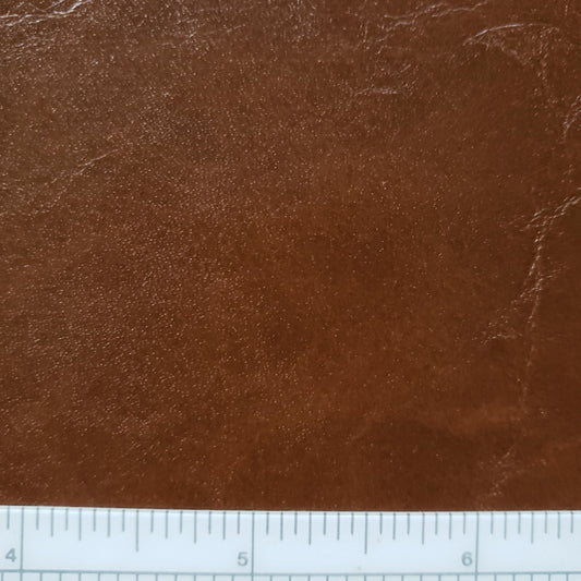 Tobacco Glazed Faux Leather