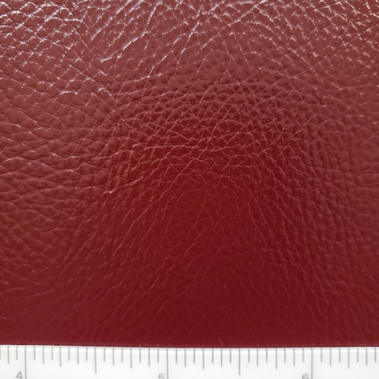 Burgundy Gloss Microfiber Faux Leather