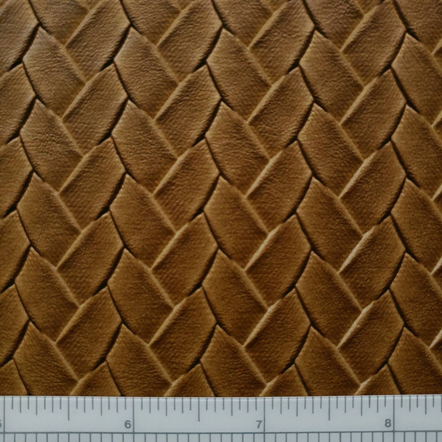 Caramello Braided Faux Leather