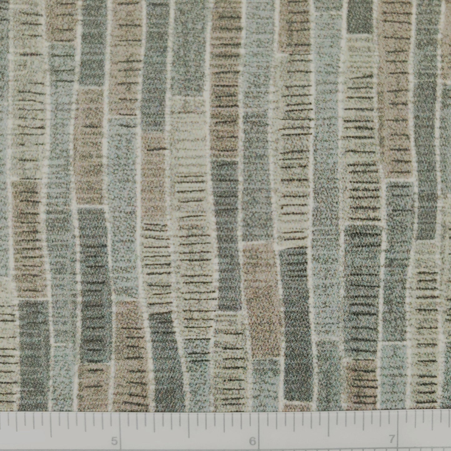 Bore Holes in Browns Patterned Vinyl