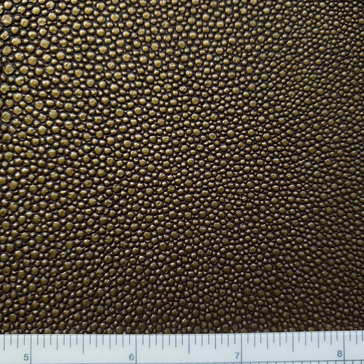 Golden Brown Stingray Faux Leather