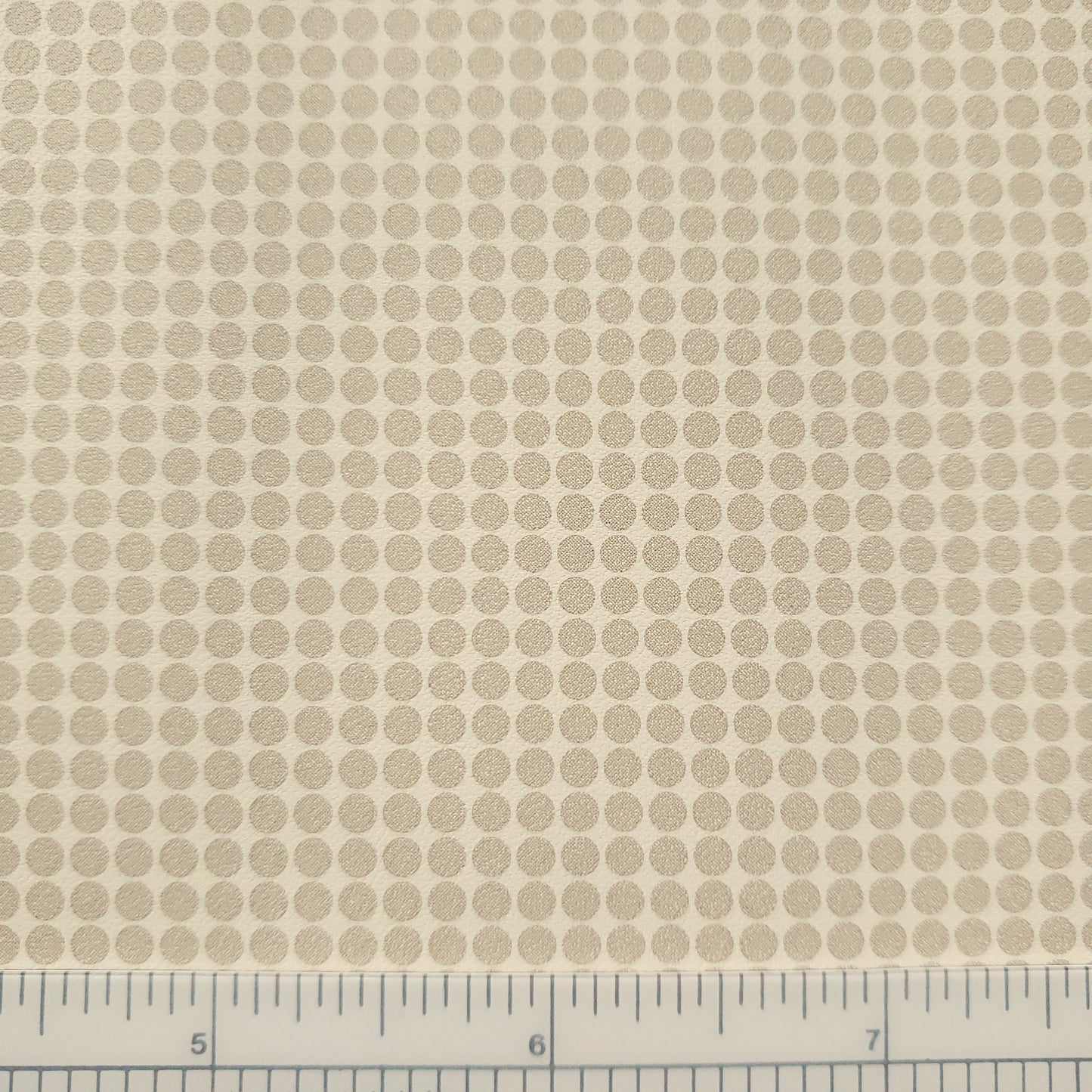 Beige Dots Patterned Vinyl