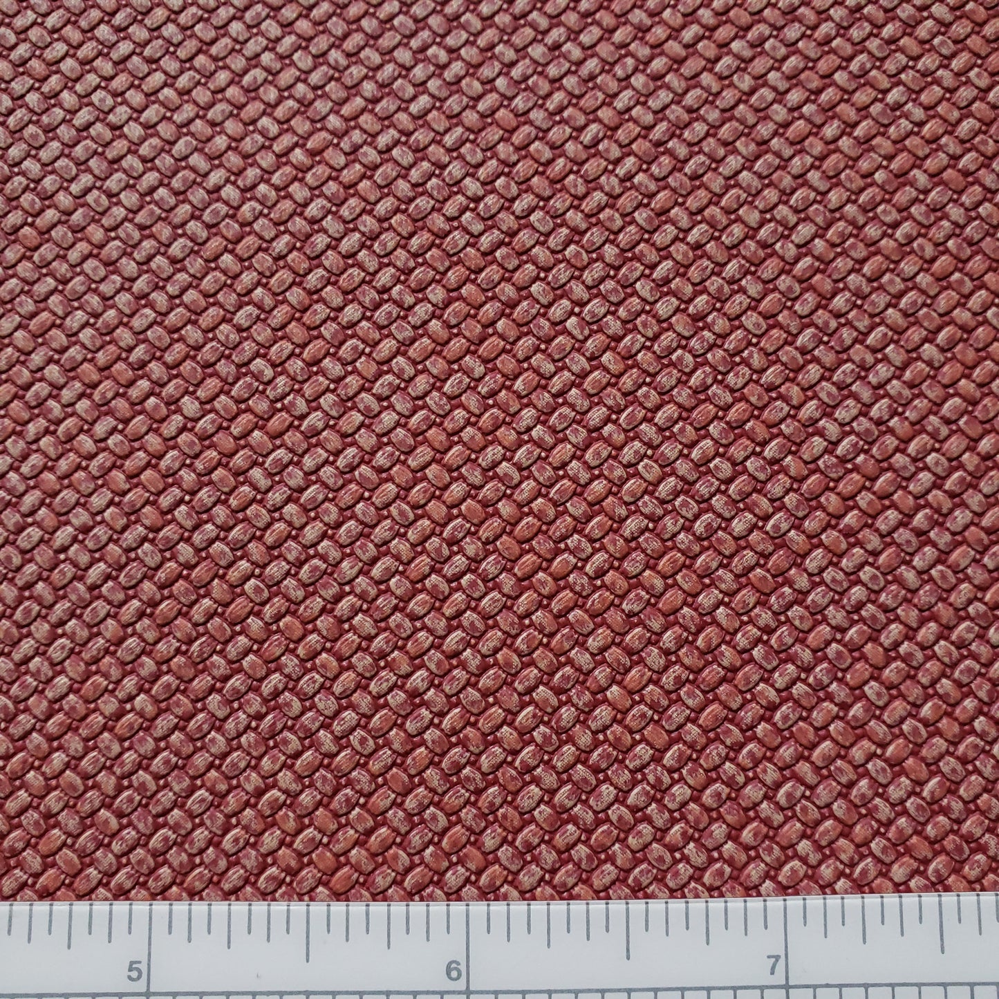 Warm Brick Wall Textured Vinyl