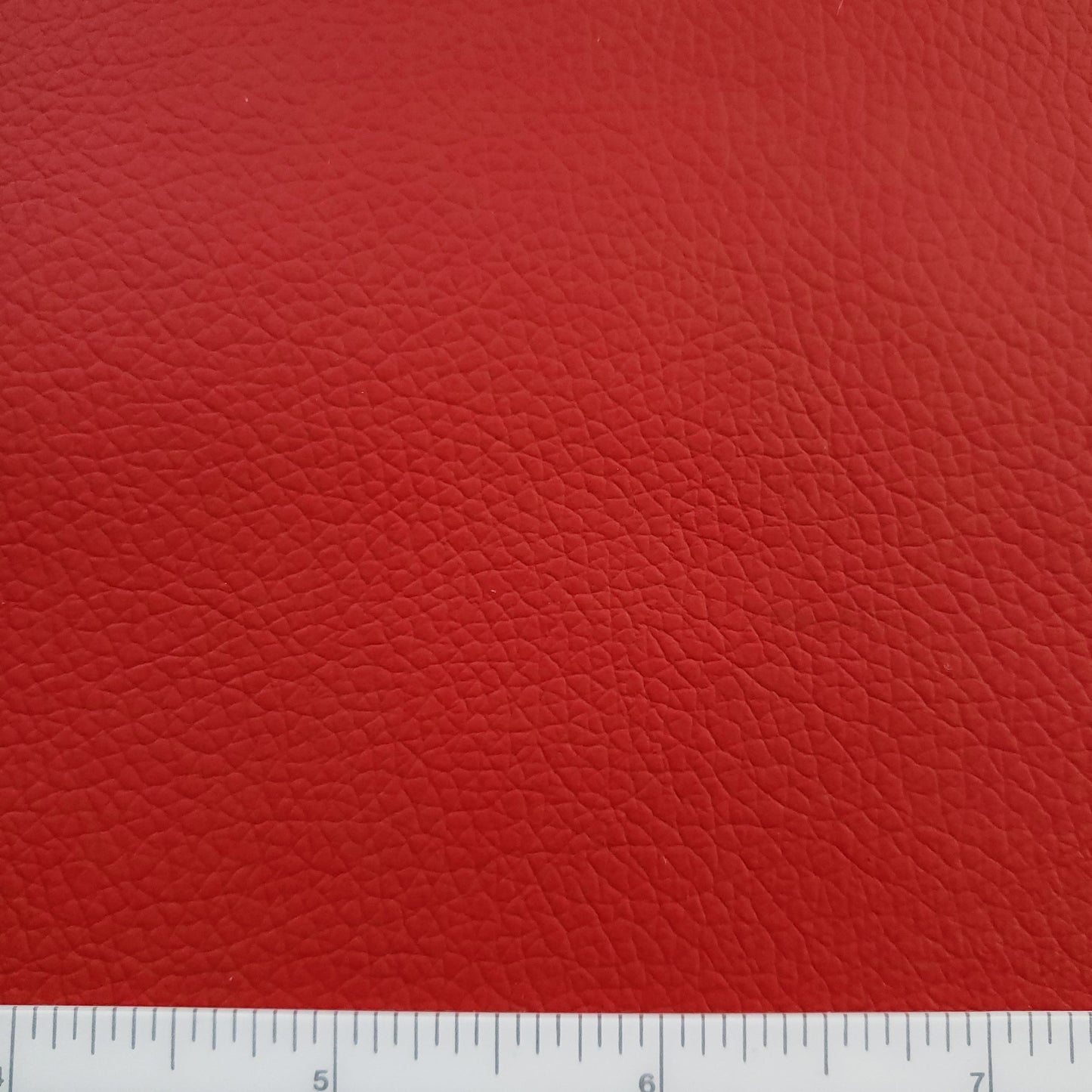 Poppy Red Faux Leather