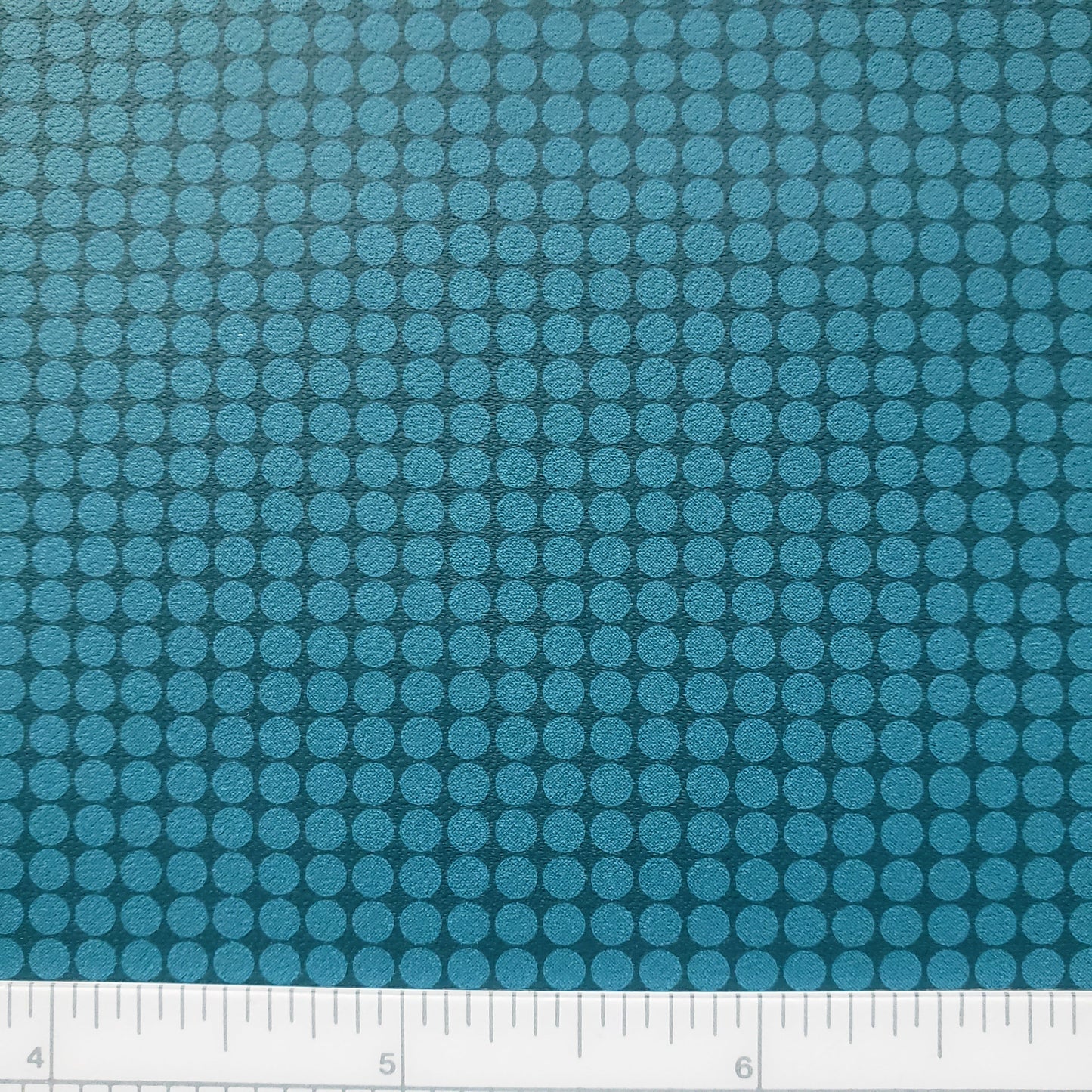 Turquoise Big Dots Patterned Vinyl