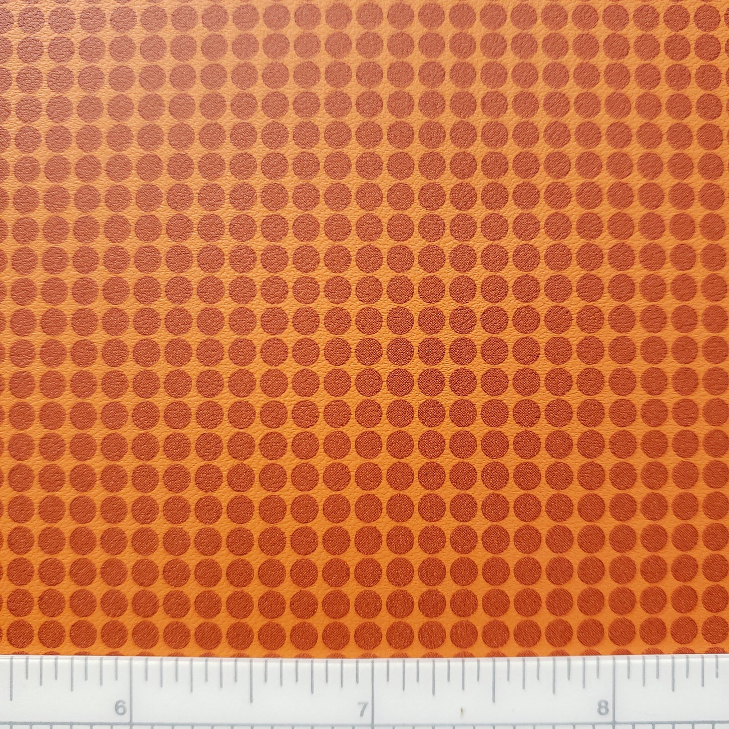 Pumpkin Dots Patterned Vinyl