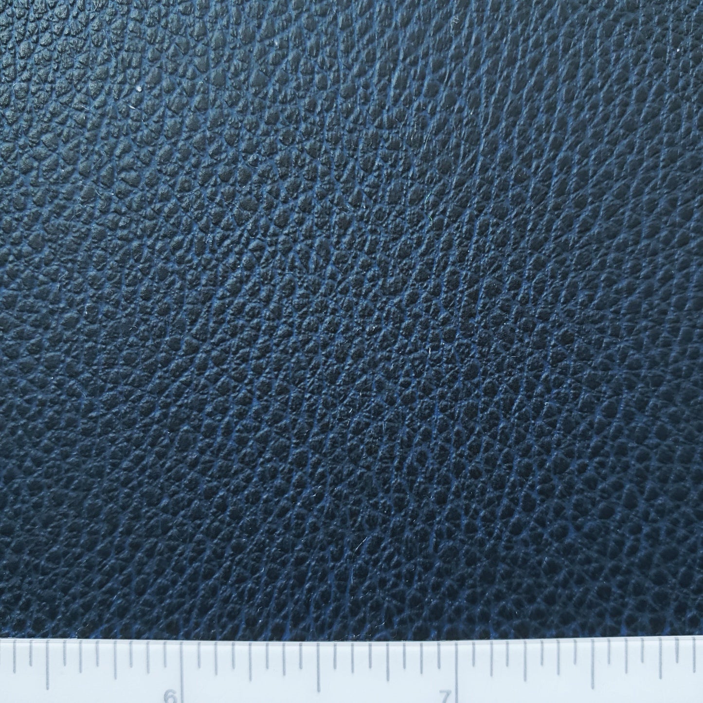 Blue Serge Suit Silicone Faux Leather