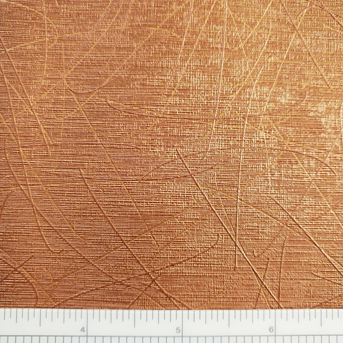 Copper Arcs Textured Vinyl