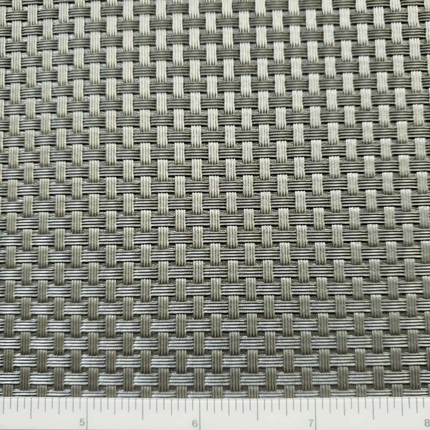 Steel Wicker Textured Vinyl